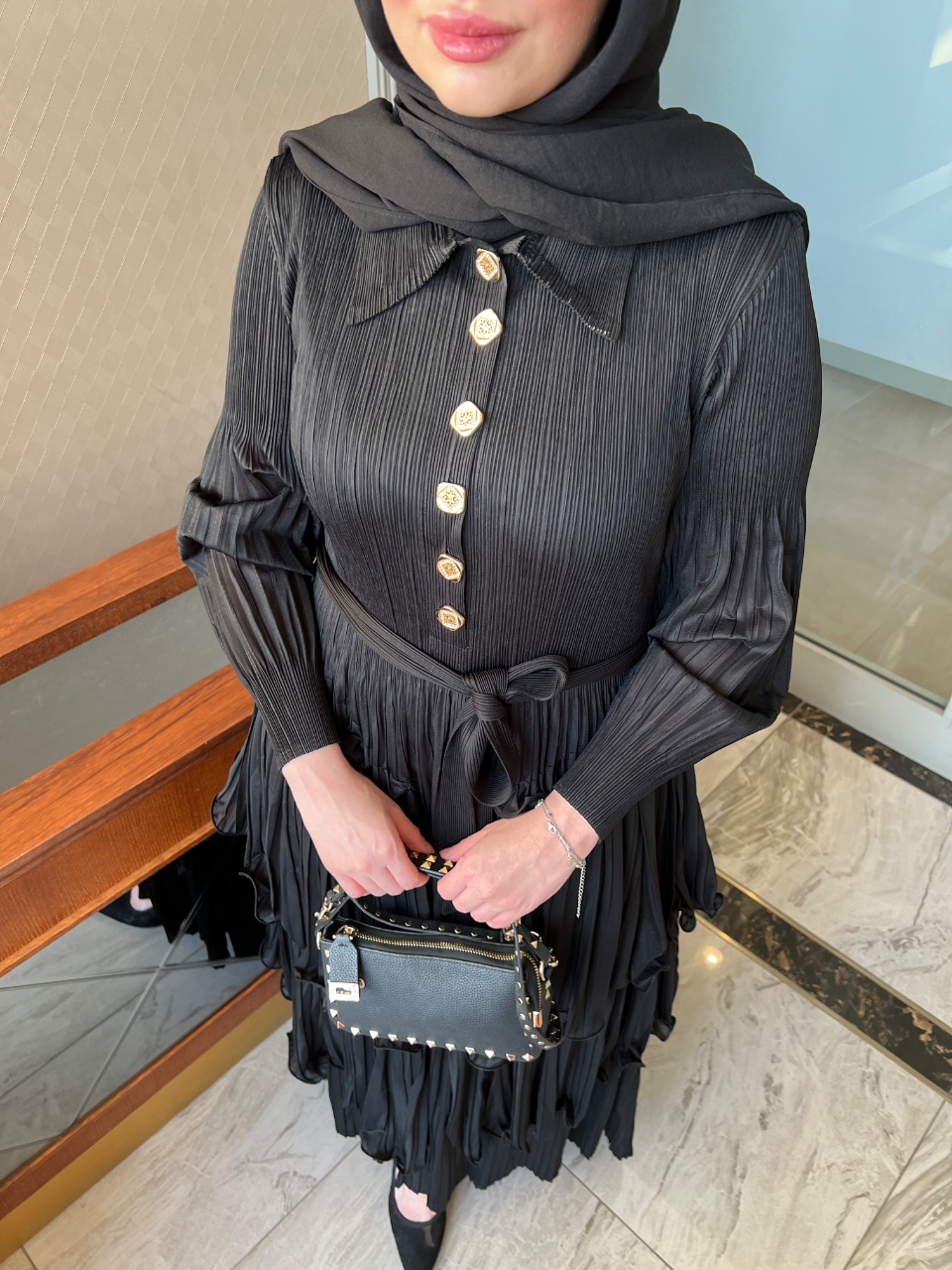 Lisa Siyah Elbise