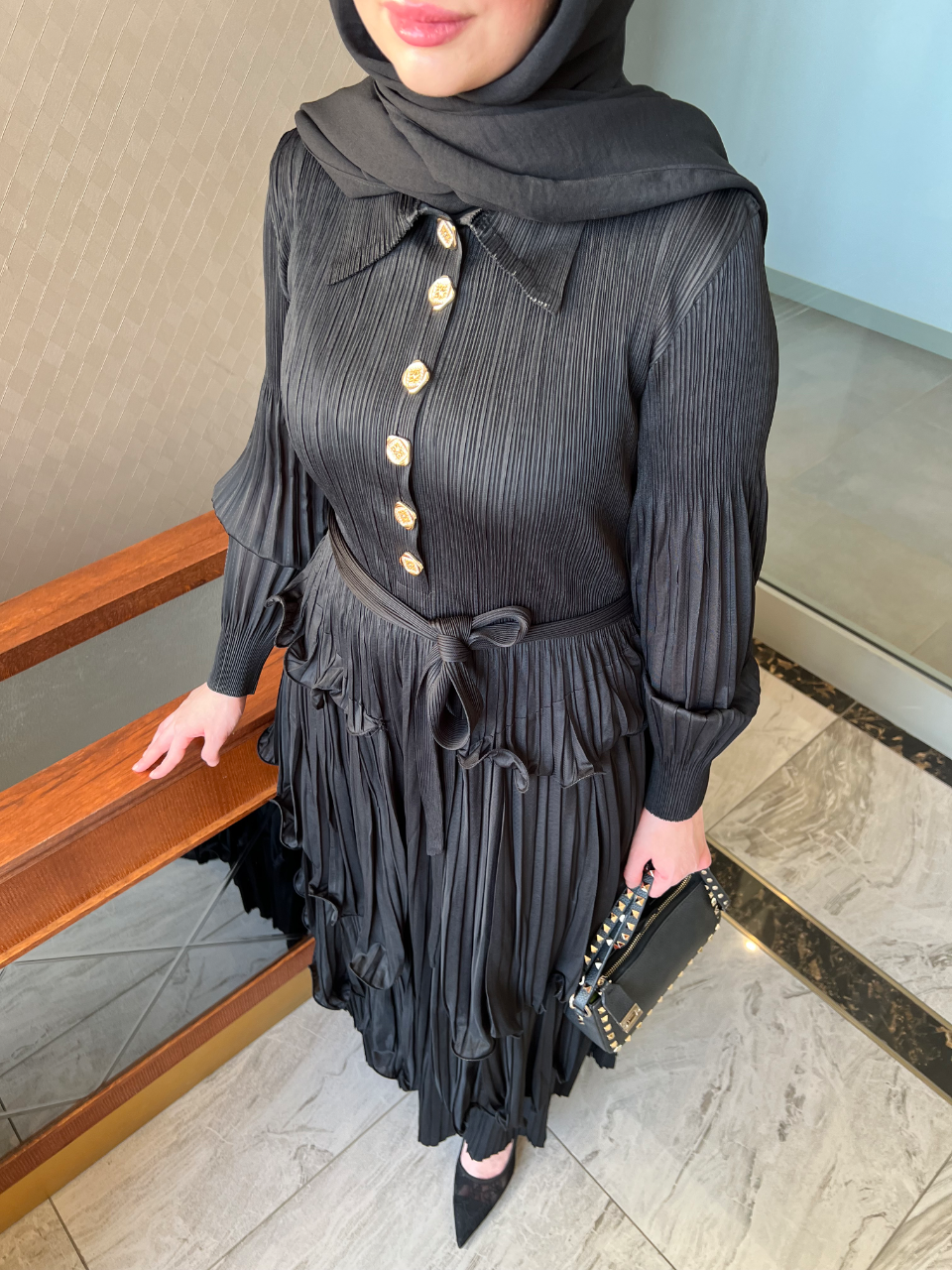 Lisa Siyah Elbise