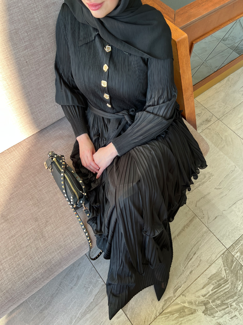 Lisa Siyah Elbise